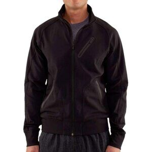 Lululemon Athletica Black Trainer Jacket Full Zipper Coat Men Large